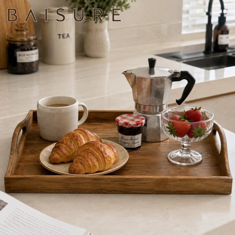 Tray Series Solid Wood Handle Tray Set | Custom Sizes Available