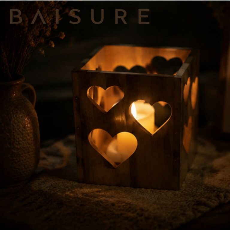 Candle Holder Heart Cutout Candle Holder | Custom Sizes Available