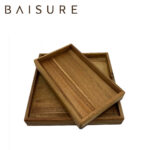 Tray Series Rectangular Wood Tray Set | Custom Sizes Available