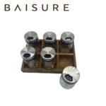 Storage Jars 6-Piece Seasoning Storage Set | Custom Sizes Available