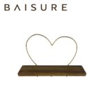 Desktop Storage Wooden heart-shaped wall shelf | Custom Sizes Available