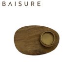 Candle Holder Oval Wooden Candle Holder | Custom Sizes Available