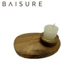 Candle Holder Oval Wooden Candle Holder | Custom Sizes Available