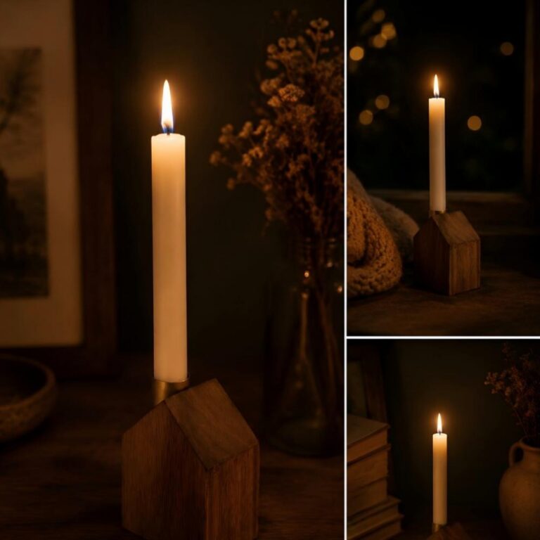 Candle Holder Wooden House Candle Holder | Custom Sizes Available