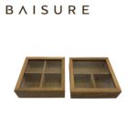 Storage Box Square Divided Storage Box | Custom Sizes Available