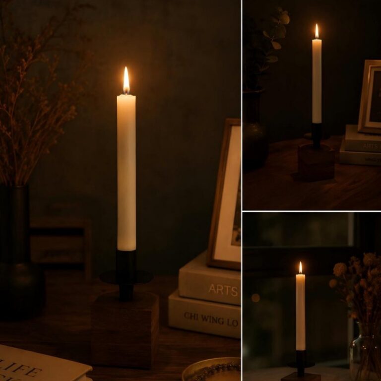 Candle Holder Square Wood Black Tray Candle Holder | Custom Sizes Available