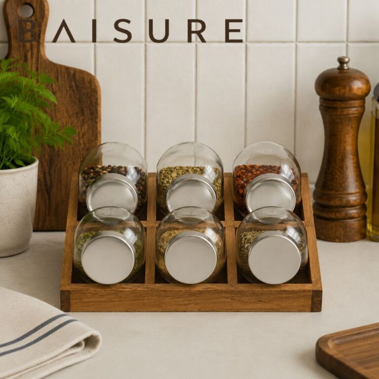 Storage Jars 6-Piece Spice Jar Set | Custom Sizes Available