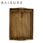 Tray Series Solid Wood Handle Tray Set | Custom Sizes Available