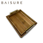 Tray Series Brass Handle Serving Tray | Custom Sizes Available