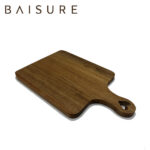 Flat Tray Heart Handle Acacia Wood Serving Tray | Custom Sizes Available