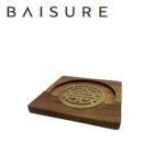 Coasters Golden Inlay Square Coaster Set | Custom Sizes Available