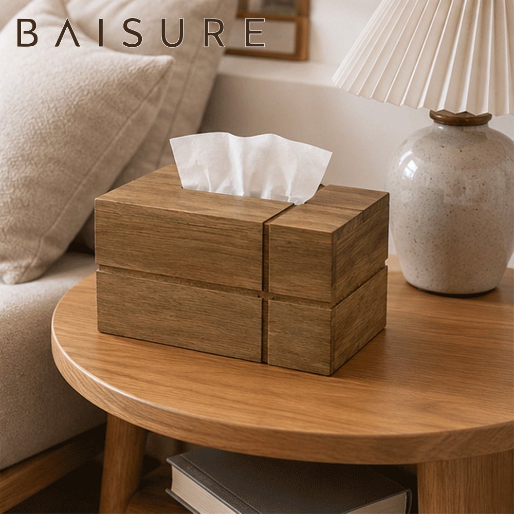 Desktop Storage ACACIA TISSUE BOX | Custom Sizes Available