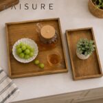 Tray Series Rectangular Wood Tray Set | Custom Sizes Available