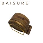 Coasters Round Acacia Wood Coaster Set | Custom Sizes Available