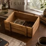 Storage Box Crafted From Premium Natural Wood