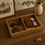 Dovetail Collection Handcrafted Mortise-and-Tenon Storage Tray (Medium)