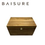 Storage Box Raw Wood Storage Box (Vintage Style)