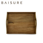 Tray Series Solid Wood Handle Tray Set | Custom Sizes Available