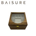 Storage Box Double‑Layer Jewelry Storage Box with Transparent Window