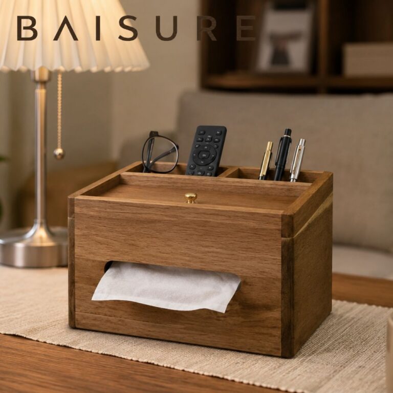 Desktop Storage Tissue Organizer Box | Custom Sizes Available