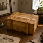 Storage Box Crafted From Premium Natural Wood