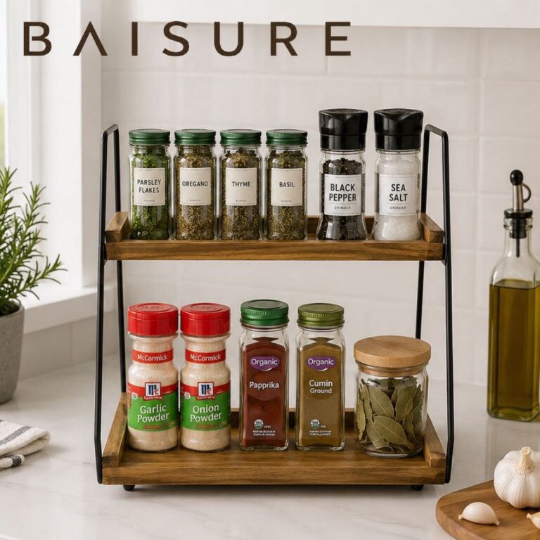 Kitchen Utensil Storage Multi-Purpose 2-Tier Storage Rack | Custom Sizes Available