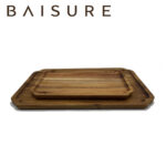 Catchall Tray Scalloped Edge Wood Tray | Custom Sizes Available