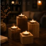 Candle Holder Square Candle Holder (Medium) | Custom Sizes Available