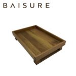 Catchall Tray Square-Leg Acacia Wooden Tray | Custom Sizes Available