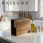 Kitchen Utensil Storage Knife Block with Utensil Holder | Custom Sizes Available