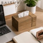 Desktop Storage ACACIA TISSUE BOX | Custom Sizes Available
