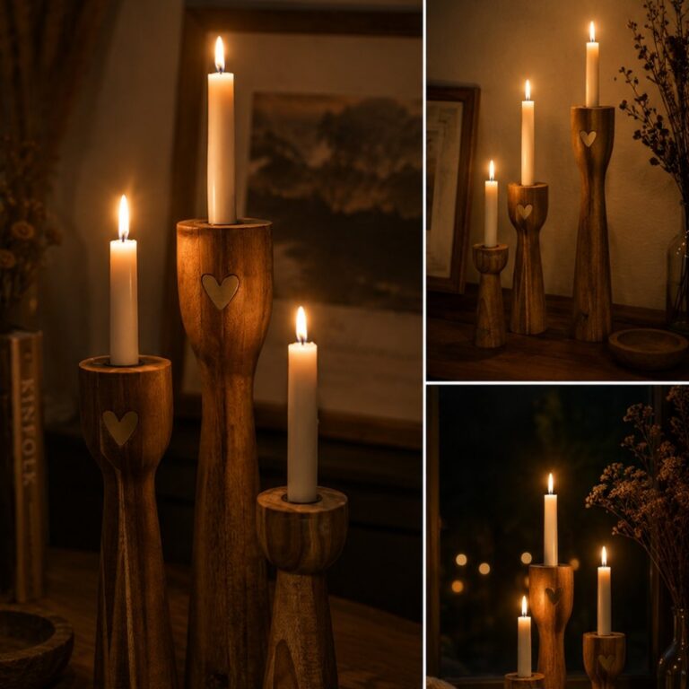 Candle Holder Wooden Pedestal Candle Holder | Custom Sizes Available