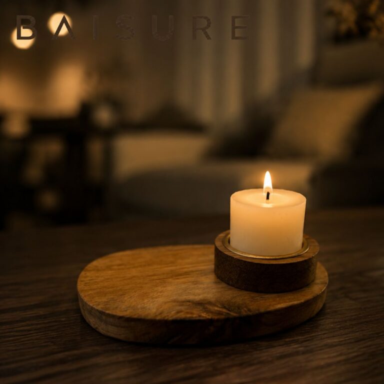 Candle Holder Oval Wooden Candle Holder | Custom Sizes Available