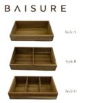 Desktop Storage Beveled-Edge Mortise-and-Tenon Storage Box