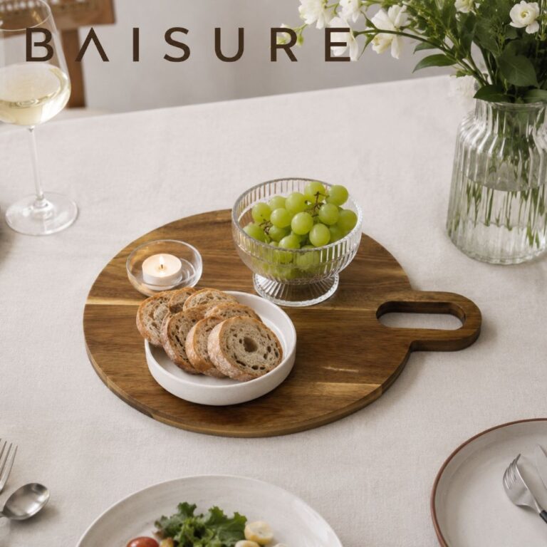 Tray Series Modern Round Serving Tray | Custom Sizes Available