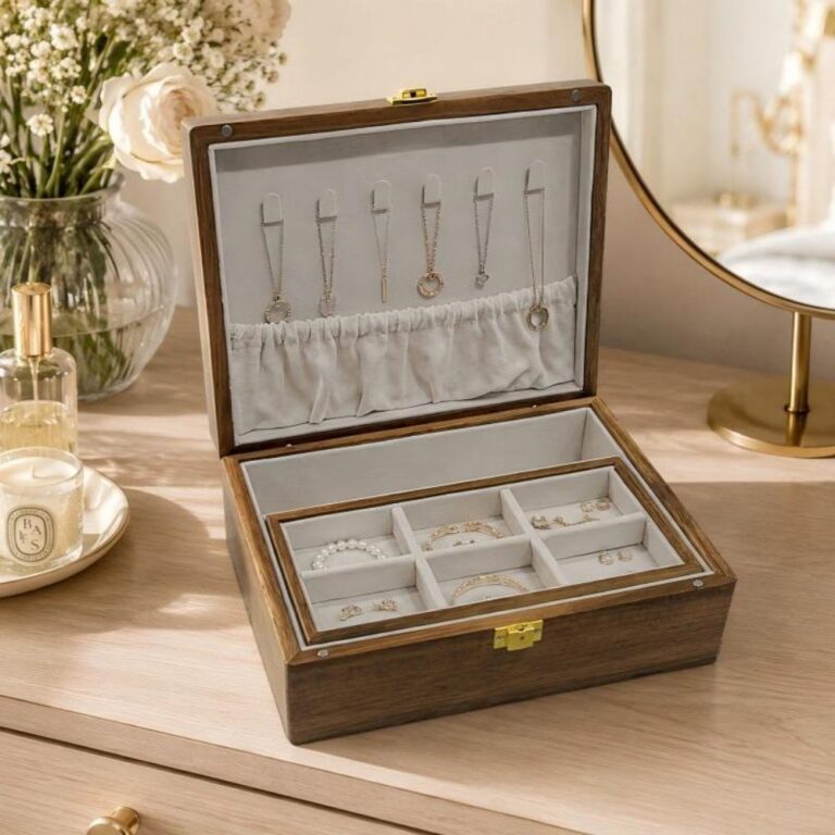 Jewelry Box Layered Jewelry Storage Box | Custom Sizes Available