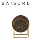 Coasters Golden Inlay Round Coaster Set | Custom Sizes Available