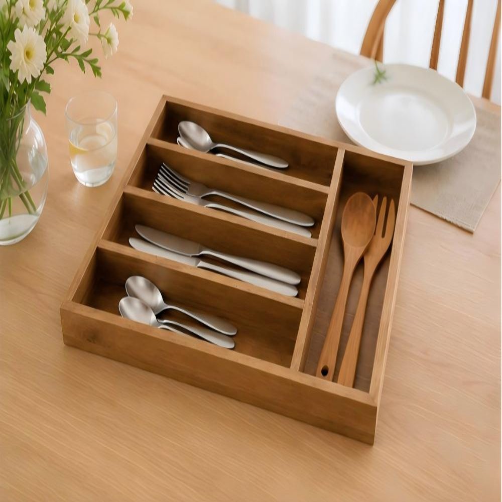 Kitchen Utensil Storage Cutlery Organizer Tray | Custom Sizes Available