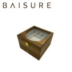 Storage Box Double‑Layer Jewelry Storage Box with Transparent Window