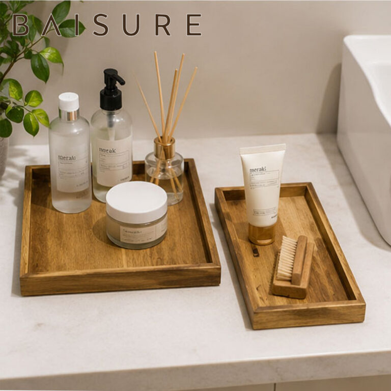 Tray Series Rectangular Wood Tray Set | Custom Sizes Available