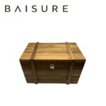 Storage Box Raw Wood Storage Box (Minimalist Style)