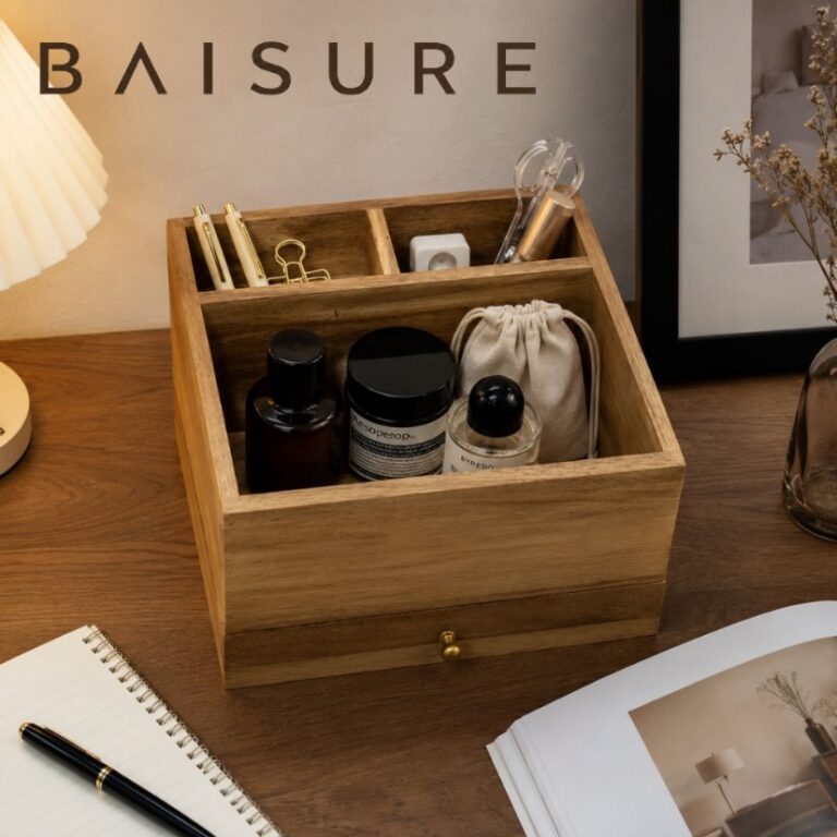 Desktop Storage Desk Organizer Box | Custom Sizes Available