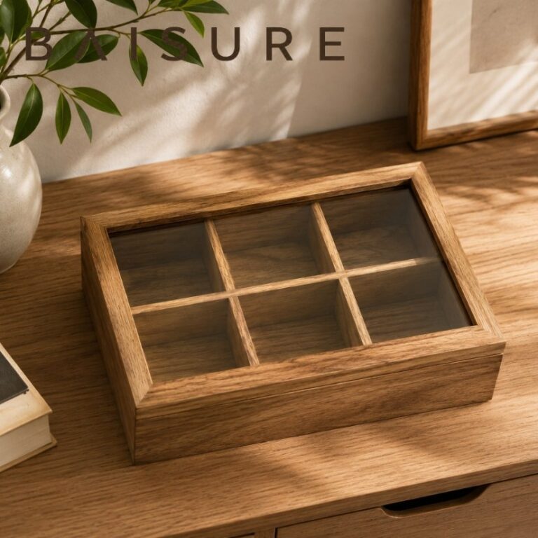 Storage Box Multi-Grid Wooden Storage Box | Custom Sizes Available