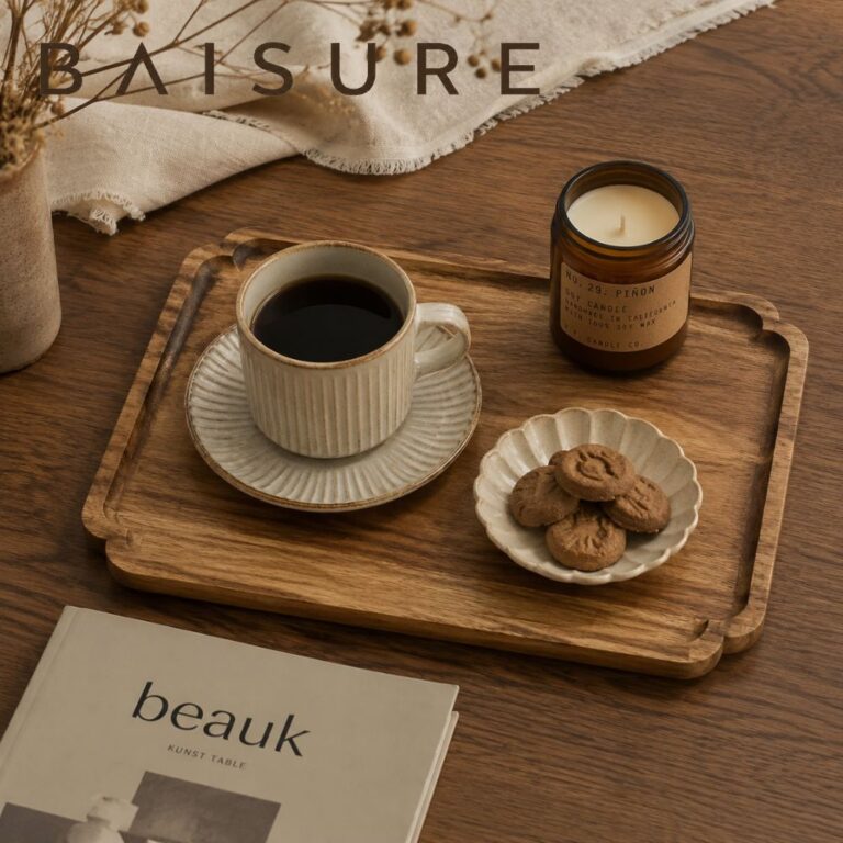 Catchall Tray Scalloped Edge Wood Tray | Custom Sizes Available