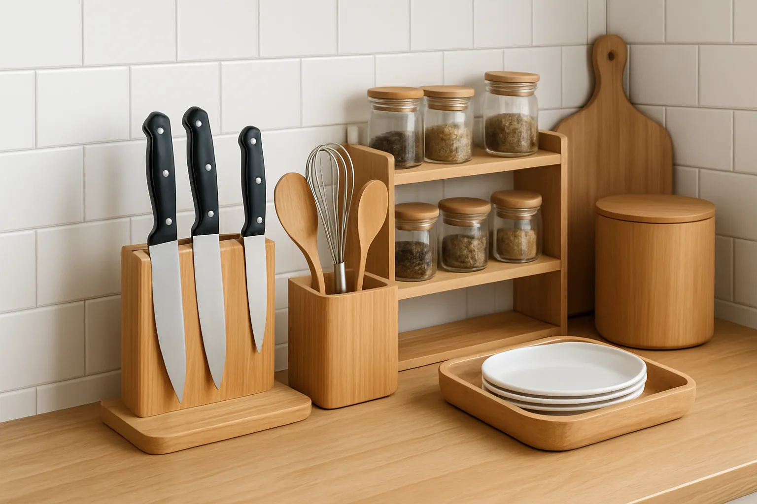 Why Choose Ergonomic Wooden Storage Solutions for Your Kitchen Accessories?